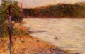 アニエールのセーヌ川の岸辺 1883